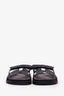 Hermès Black Leather Chypre Sandals Size 41