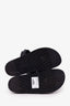 Hermès Black Leather Chypre Sandals Size 41
