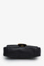 Gucci Black Leather GG Marmont Medium Shoulder Bag