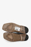 Lemaire Black Leather Piped Square Toe Loafers Size 38