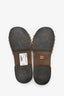 Miu Miu Brown Suede Logo Faded Mules Size 38