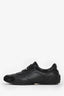 Christian Dior 2016 Black Leather D-Fence Bee CD Sneakers Size 37.5