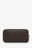Louis Vuitton Brown Monogram Neverfull MM Tote With Pouch