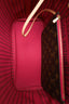 Louis Vuitton Brown Monogram Neverfull MM Tote With Pouch