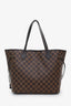 Louis Vuitton Brown Damier Ebene Neverfull MM With Pouch