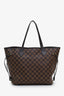 Louis Vuitton Brown Damier Ebene Neverfull MM With Pouch