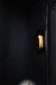 Gucci Vintage Black Box Leather Flap Shoulder Bag