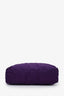 Prada Purple Nylon Quilted Chain Tote Bag