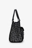 Christian Dior 2002 Black/Grey Oblique Canvas Pocket Diorissimo Trotter Tote
