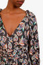 Maje Black Paisley Open Back Romper Size 40