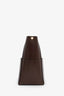 Céline Brown Leather Seau Sangle Bag With Strap