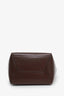 Céline Brown Leather Seau Sangle Bag With Strap