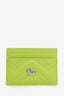 Gucci Green Leather GG Marmont Card Case