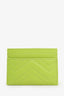 Gucci Green Leather GG Marmont Card Case