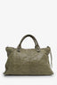 Balenciaga Green Leather Large City Bag