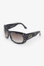 Gucci Grey/Black Marble Crystal GG Logo Sunglasses