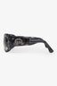 Gucci Grey/Black Marble Crystal GG Logo Sunglasses