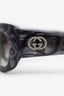 Gucci Grey/Black Marble Crystal GG Logo Sunglasses
