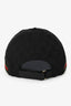 Gucci Black Cotton Blend Supreme Web Detail Baseball Cap Size L