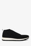 Jimmy Choo Black Textured Sock Sneakers Size 39
