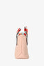 Emilio Pucci Pink Leather 'Pucci Firenze' Mini Top Handle Tote Crossbody Bag