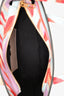 Emilio Pucci Pink Leather 'Pucci Firenze' Mini Top Handle Tote Crossbody Bag