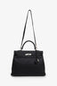 Hermès 2002 Black Togo Leather Kelly 35 With Strap