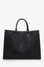 Louis Vuitton Black Monogram Empreinte Leather OnTheGo MM