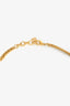 Pre-Loved Chanel™ 2020 Gold Tone Rue Cambon Dog Tag Necklace