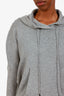 Tom Ford Gray Hooded Cashmere Knit Ribbed Dress Size XS