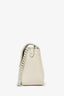 Gucci 2023 Cream Chevron Leather Monochrome Marmont Bag