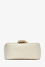 Gucci 2023 Cream Chevron Leather Monochrome Marmont Bag
