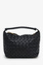 Bottega Veneta Black Intrecciato Leather Mini Wallace Bag