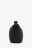 Bottega Veneta Black Intrecciato Leather Mini Wallace Bag