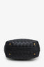 Bottega Veneta Black Intrecciato Leather Mini Wallace Bag