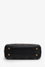 Christian Dior 2017 Black Leather Studded Supple Mini Lady Dior With Strap