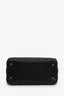 Christian Dior 2019 Black Cannage Lambskin Medium Lady Dior Bag With Strap