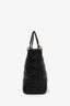 Christian Dior 2017 Black Cannage Leather Supple Large Lady Dior Bag