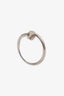Cartier 18K White Gold Small Model Juste un Clou Ring Size 54