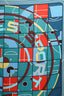 Hermès Blue/Multicolour Silk“Sport” Scarf