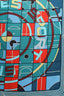 Hermès Blue/Multicolour Silk“Sport” Scarf