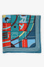 Hermès Blue/Multicolour Silk“Sport” Scarf