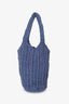 JW Anderson Lavender Knitted Shopper Bucket Bag