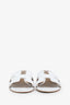 Hermès White Oasis Heeled Sandals Size 36