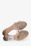 Hermès White Oasis Heeled Sandals Size 36