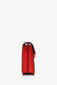 Bvlgari Orange/Red Leather Serpenti Forever Crossbody Bag