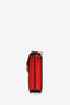 Bvlgari Orange/Red Leather Serpenti Forever Crossbody Bag