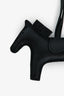 Hermès 2022 Black So Black Leather Rodeo PM Bag Charm