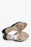 Salvatore Ferragamo Black Leather Logo Buckle Mules Size 6