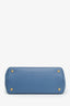 Fendi Blue Leather 2jours Top Handle With Strap